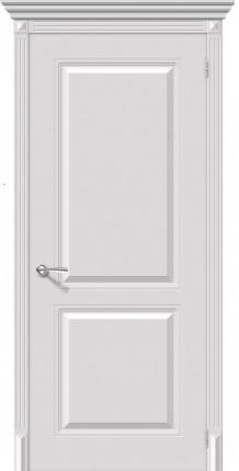 Межкомнатная дверь эмаль Тулон, глухая, белый 900x2000