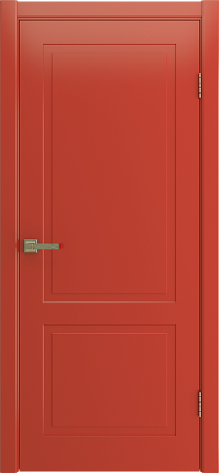 Межкомнатная дверь эмаль VERONA глухая красный 900x2000