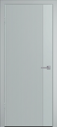 Межкомнатная дверь эмаль WanMark Синди-5 глухая RAL7047 серый