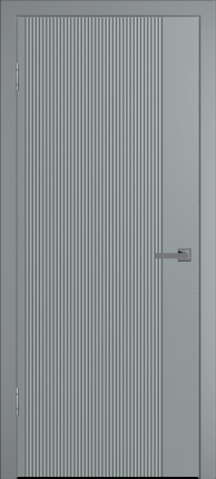 Межкомнатная дверь эмаль WanMark Синди-5 глухая серый