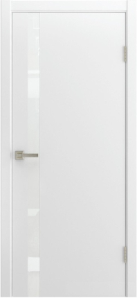 Межкомнатная дверь эмаль ZERRO остекленная белый 900x2000