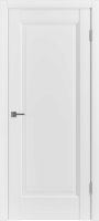 Межкомнатная дверь экошпон VFD Emalex 1, глухая, белый Ice