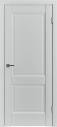 Межкомнатная дверь экошпон VFD Emalex 2, глухая, Steel 900x2000