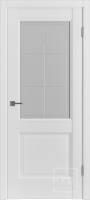 Межкомнатная дверь Emalex 2, остекленная, белый
