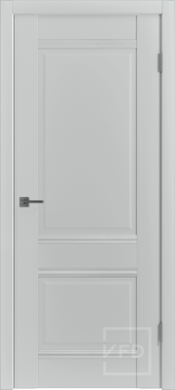 Межкомнатная дверь Emalex EC 2, глухая, серый