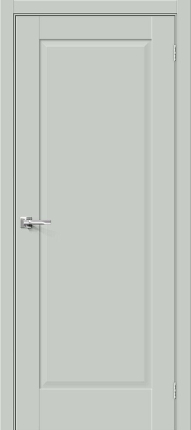 Межкомнатная дверь эмалит Bravo Прима-10, глухая, Grey Matt 900x2000