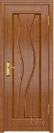 Межкомнатная дверь шпонированная DioDoor Энжел, глухая, анегри 900x2000