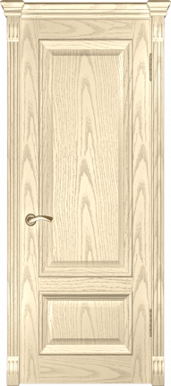 Межкомнатная дверь Фараон 1, глухая, слоновая кость