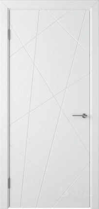 Межкомнатная дверь эмаль VFD Флитта 26ДГ0, глухая, Polar белый 900x2000
