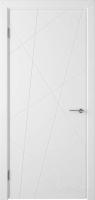 Межкомнатная дверь эмаль VFD Флитта 26ДГ0, глухая, Polar белый