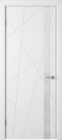Межкомнатная дверь VFD Флитта 26ДО0, остеклённая, Polar белый