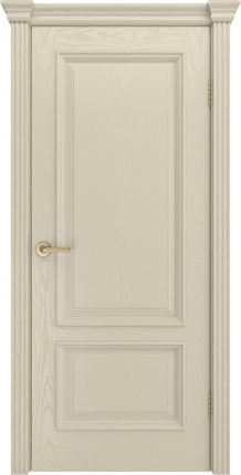 Межкомнатная дверь шпон Текона ФРЕЙМ 07, глухая, крем 900x2000