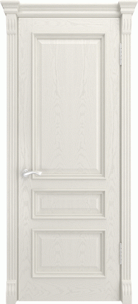 Межкомнатная дверь шпон Luxor Гера 2, глухая, Дуб RAL 9010 900x2000