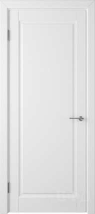 Межкомнатная дверь эмаль VFD Гланта 57ДГ0, глухая, Polar белый