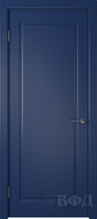 Межкомнатная дверь эмаль VFD Гланта, глухая, синий 900x2000