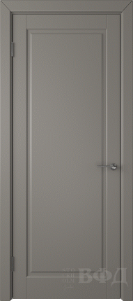 Межкомнатная дверь эмаль VFD Гланта, глухая, темно-серый