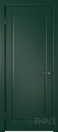 Межкомнатная дверь эмаль VFD Гланта, глухая, зеленый
