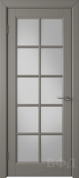 Межкомнатная дверь VFD Гланта, остеклённая, темно-серый