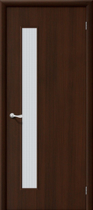 Межкомнатная дверь Гост ПО-1, остекленная, Л-13 венге 900x2000