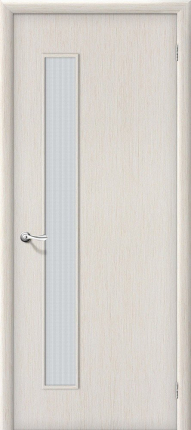 Межкомнатная дверь Гост ПО-1, остекленная, Л-21 беленый дуб 900x2000