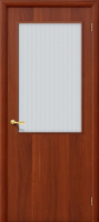 Межкомнатная дверь Гост ПО-2, остекленная, Л-11 итальянский орех