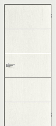 Межкомнатная дверь эмаль Граффити-2, глухая, ST Whitey 900x2000