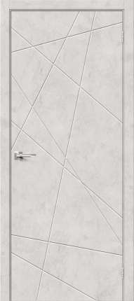 Межкомнатная дверь экошпон Bravo Граффити-5, глухая, Look Art 900x2000