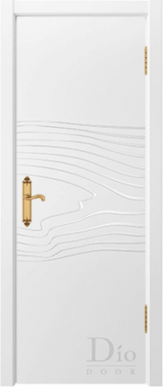Межкомнатная дверь DioDoor Гринвуд-2 глухая эмаль белая 900x2000
