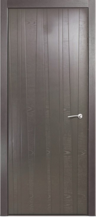 Межкомнатная дверь шпонированная Milyana ID V, глухая, гриджио 900x2000