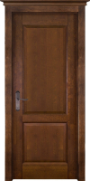 Межкомнатная дверь из массива ольхи М5, глухая, античный орех