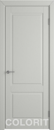 Межкомнатная дверь К-1, глухая, светло-серый 900x2000