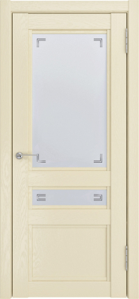 Межкомнатная дверь К-2, остеклённая, айвори