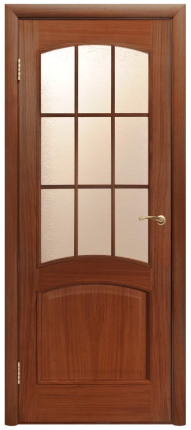 Межкомнатная дверь Капри 3, остеклённая, тон