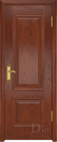 Межкомнатная дверь шпонированная DioDoor Кардинал, глухая, красное дерево
