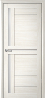 Межкомнатная дверь Кельн остеклённая белый кипарис мателюкс