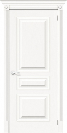 Межкомнатная дверь Классик-14, глухая, Whitey