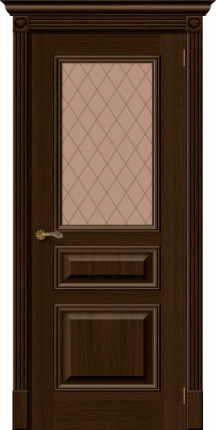 Межкомнатная дверь Классик-15.1, остеклённая, Golden Oak