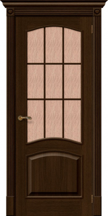Межкомнатная дверь Классик-33, остеклённая, Golden Oak