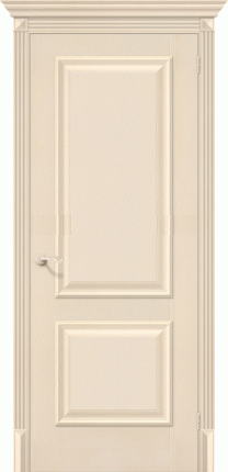Межкомнатная дверь экошпон Bravo Классико-12, глухая, Ivory 900x2000