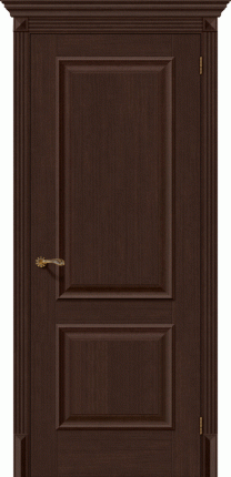 Межкомнатная дверь экошпон Bravo Классико-12, глухая, Thermo Oak