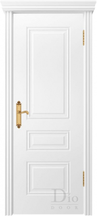 Межкомнатная дверь DioDoor Контур-2 глухая эмаль белая