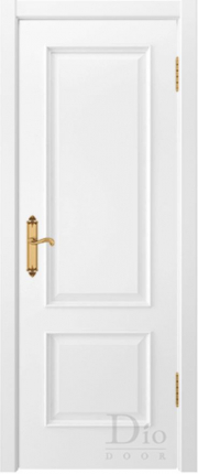 Межкомнатная дверь DioDoor Криста-1 глухая эмаль белая