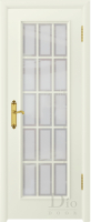 Межкомнатная дверь Криста-2 остеклённая эмаль жасмин