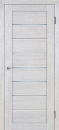 Межкомнатная дверь Лайт 08 3D, остеклённая, арктик