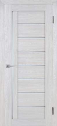 Межкомнатная дверь Лайт 41 3D, остеклённая, арктик