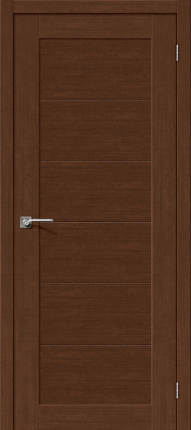 Межкомнатная дверь Легно-21, глухая, Brown Oak
