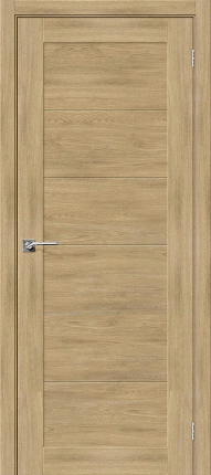 Межкомнатная дверь экошпон Bravo Легно-21, глухая, Organic Oak