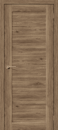 Межкомнатная дверь экошпон Bravo Легно-21, глухая, Original Oak