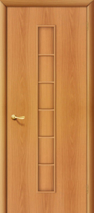 Межкомнатная дверь ламинированная 2Г Лесенка, глухая, миланский орех
