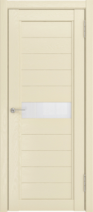 Межкомнатная дверь LH-1, остеклённая, айвори